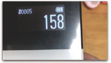 イオニアミストPROルミテスター測定例