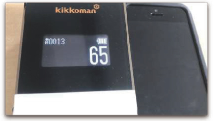 イオニアミストPROルミテスター測定例